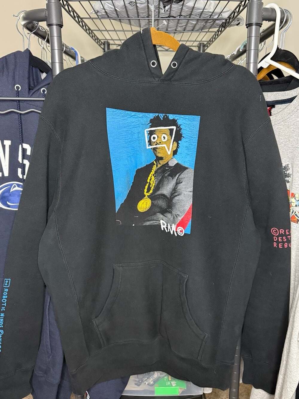 Robotic Minds RM Westside Gunn 'Create Destroy Rebuild' Black Hoodie